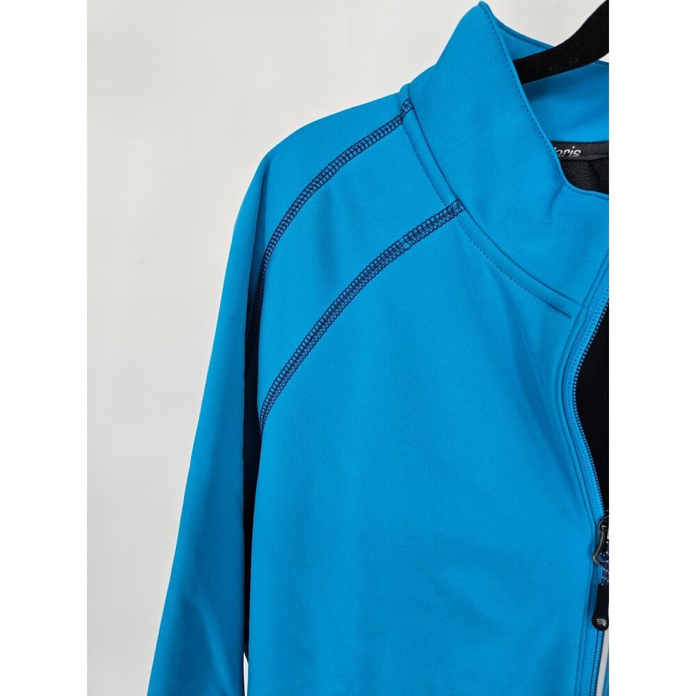 Solaris Mens Sz XXL Full Zip Up Softshell Performance Jacket Electric Blue - Picture 2 of 4